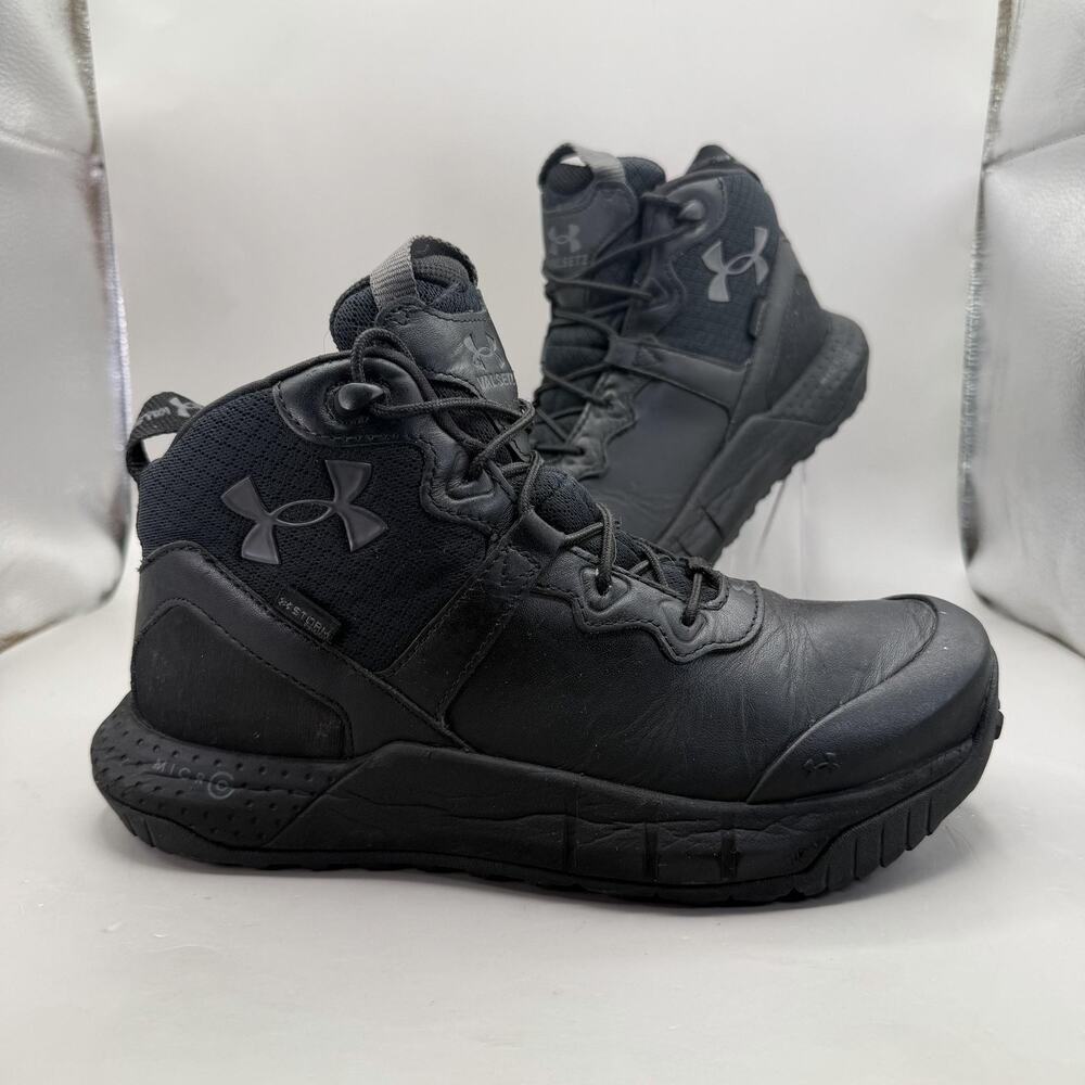 Under Armour Valsetz Micro G Boots Womens Size 7.5 Black Tactical 3024335-001